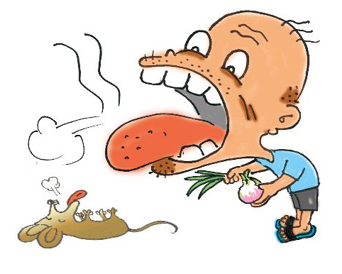 中老年人口臭原因有五种 如何对付口臭